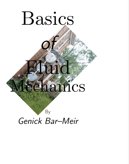 Basics of Fluid Mechanics back cover