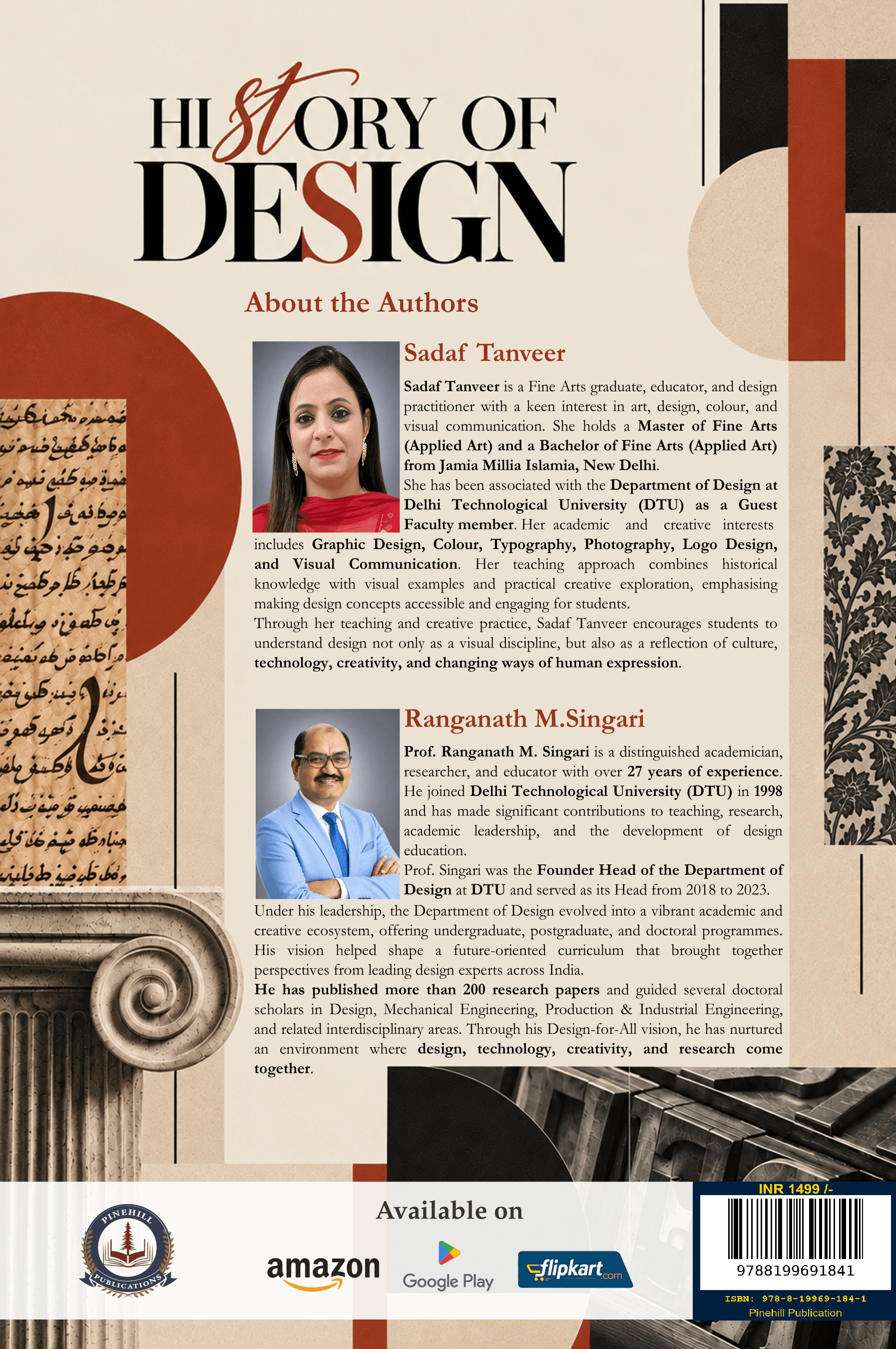 History of Design back cover